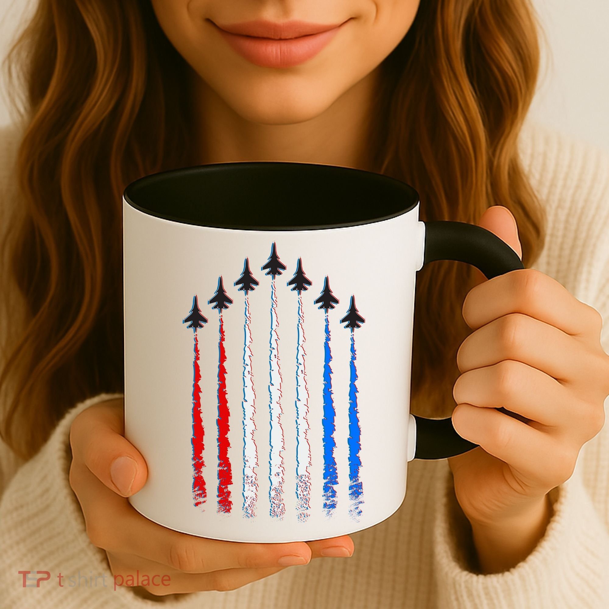 AIr Force Red White & Blue Trail Coffee Mug