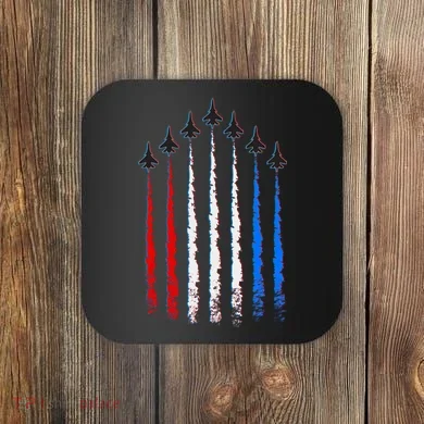 AIr Force Red White & Blue Trail Coaster