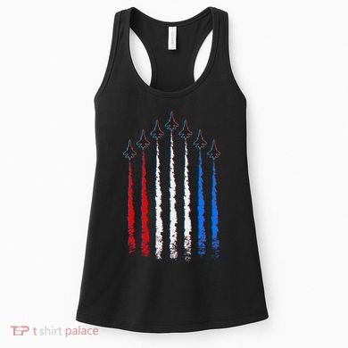 AIr Force Red White & Blue Trail Women's Tank Top