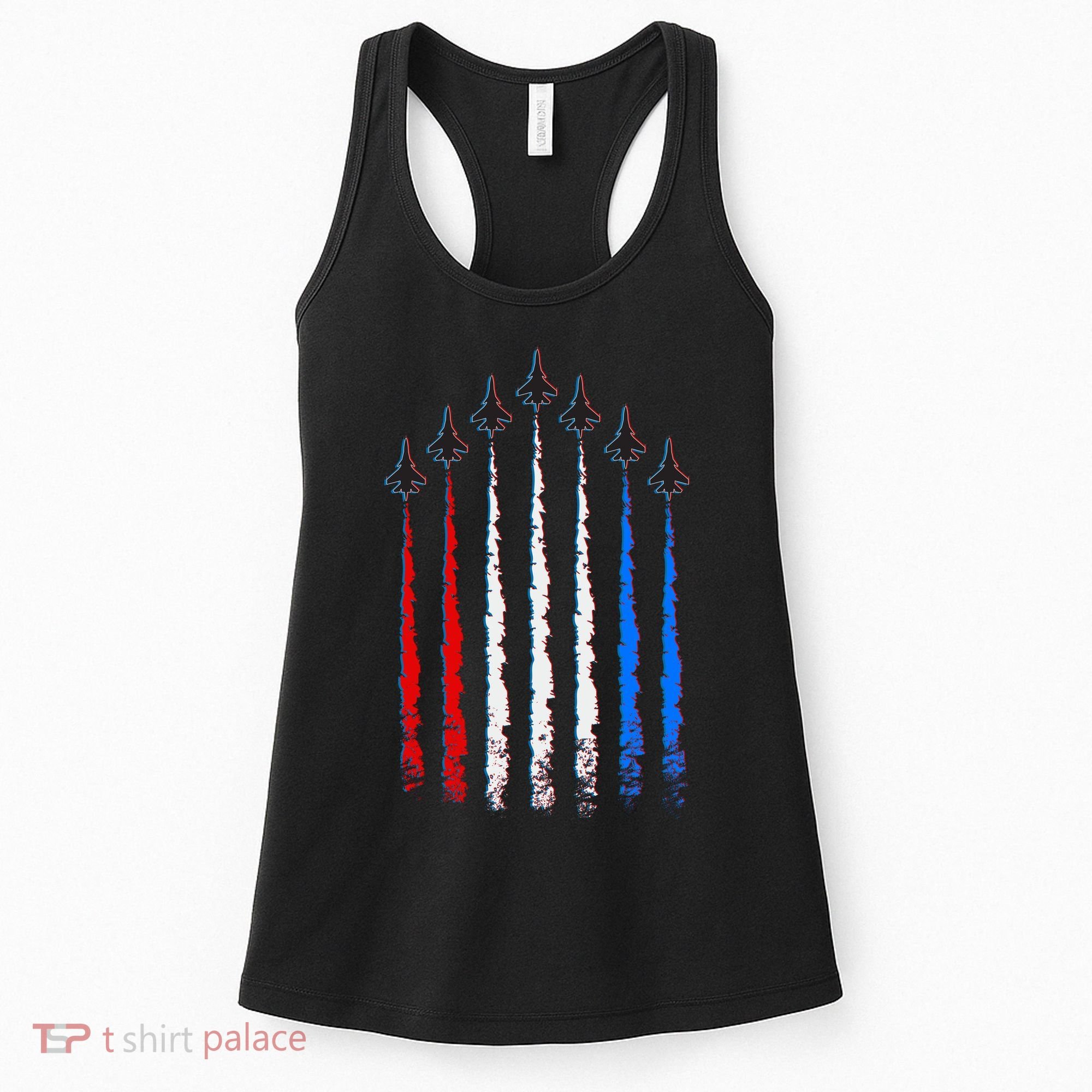 AIr Force Red White & Blue Trail Women's Tank Top