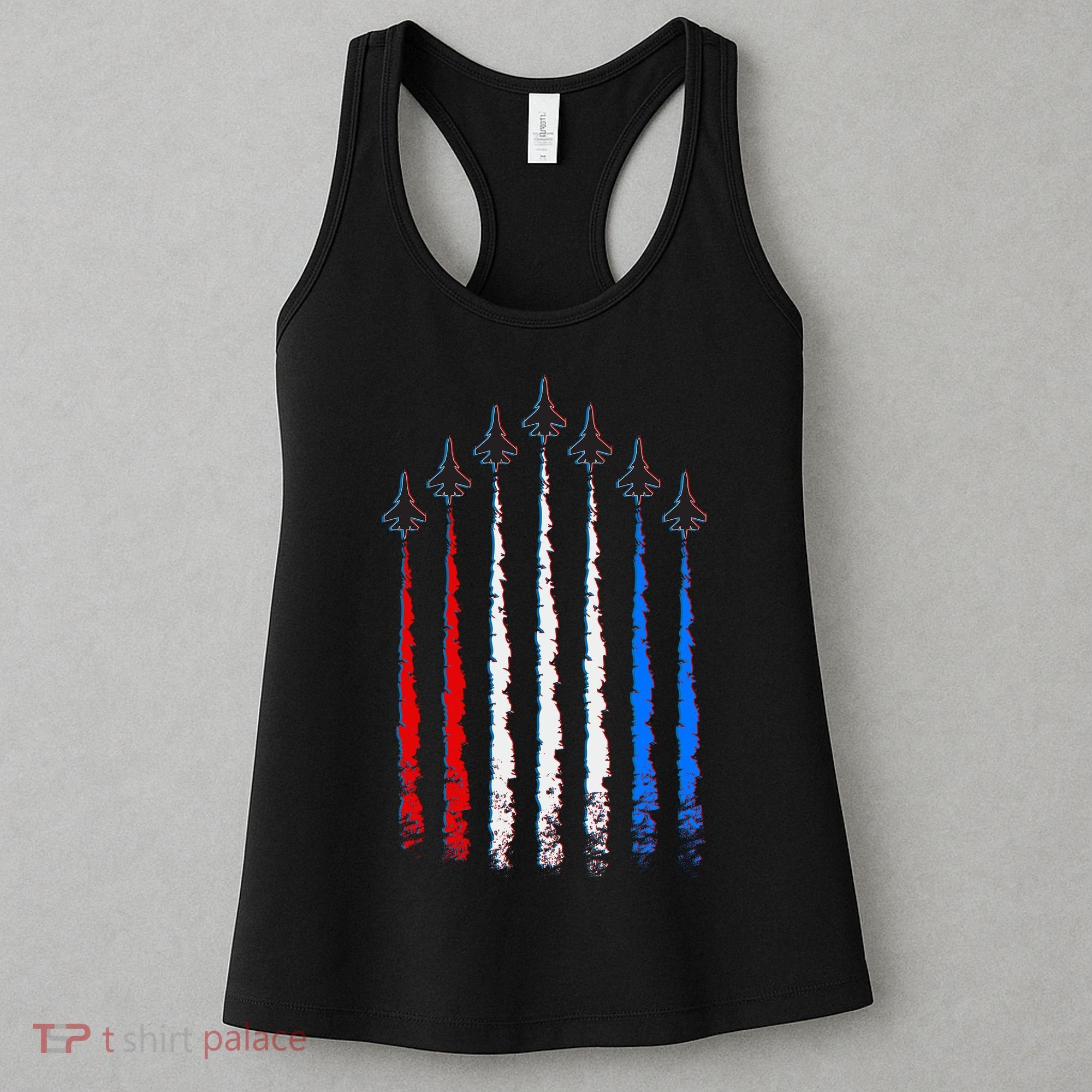 AIr Force Red White & Blue Trail Women's Tank Top