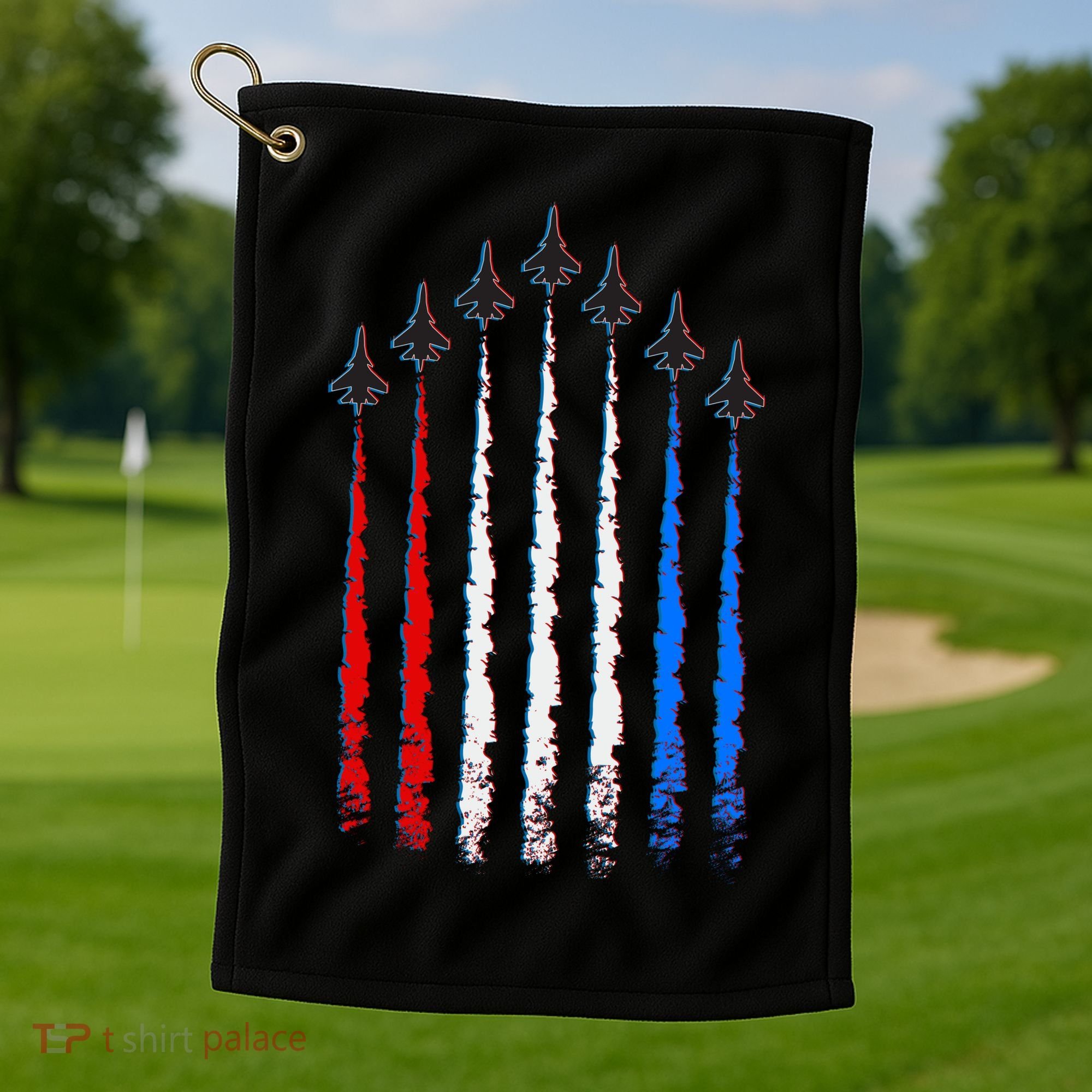 AIr Force Red White & Blue Trail Golf Towel