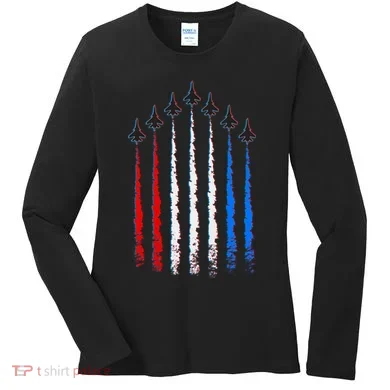 AIr Force Red White & Blue Trail Women's Long Sleeve Shirt