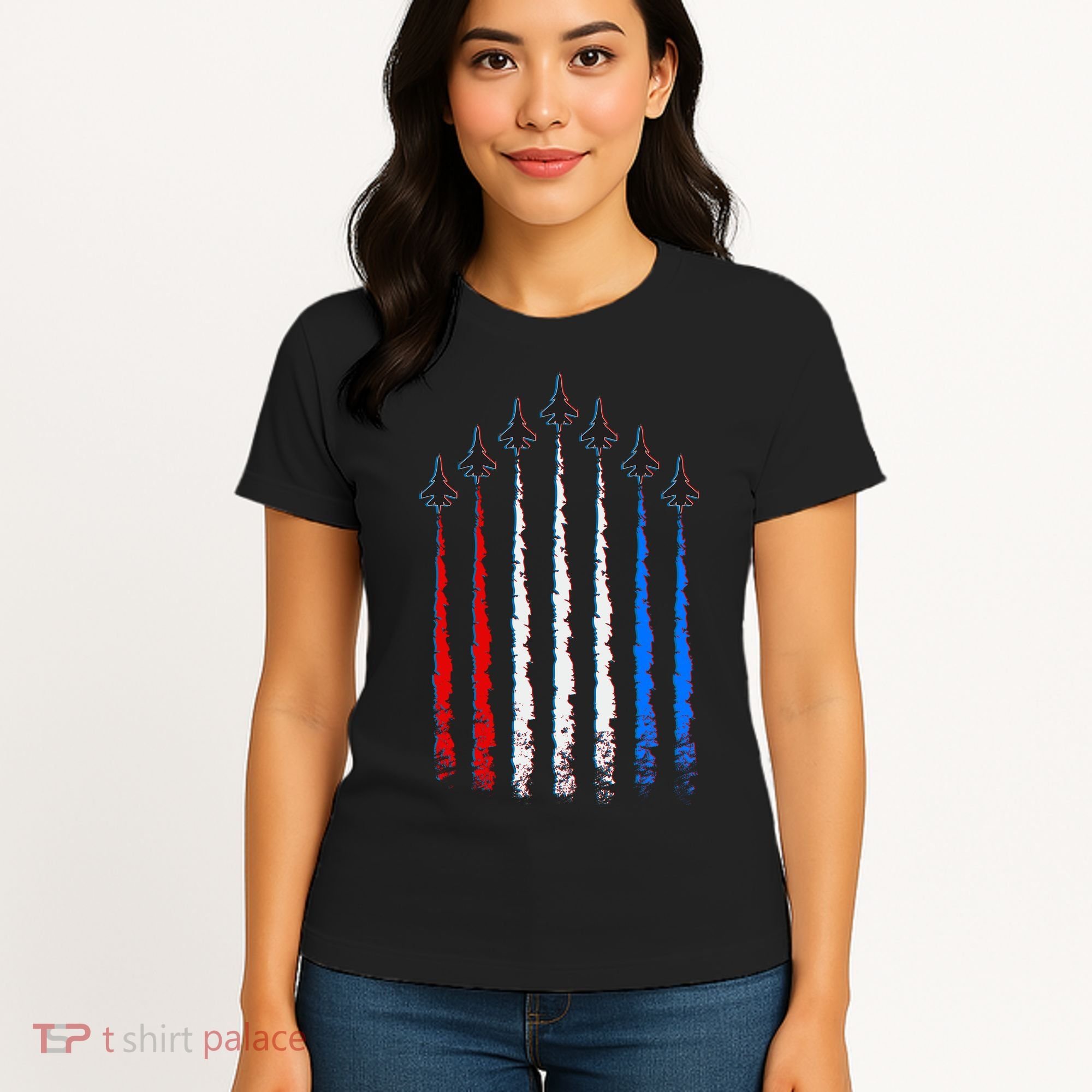 AIr Force Red White & Blue Trail Women's T-Shirt