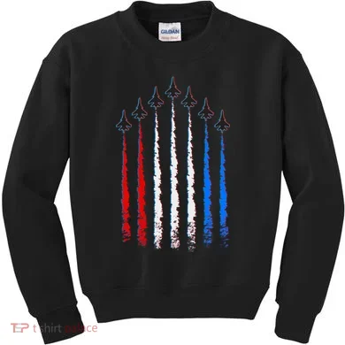 AIr Force Red White & Blue Trail Kids Sweatshirt