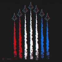 AIr Force Red White & Blue Trail Kids Hoodie thumb 5