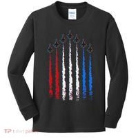 AIr Force Red White & Blue Trail Kids Long Sleeve Shirt thumb 0