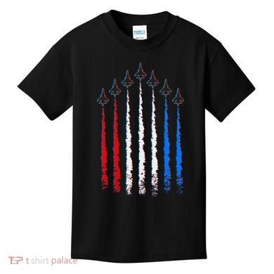 AIr Force Red White & Blue Trail Kids T-Shirt
