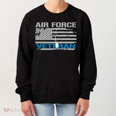 Air Force Veteran Flag Women's Sweatshirt