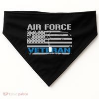 Air Force Veteran Flag USA-Made Doggie Bandana thumb 0