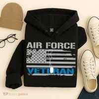 Air Force Veteran Flag Hoodie thumb 4