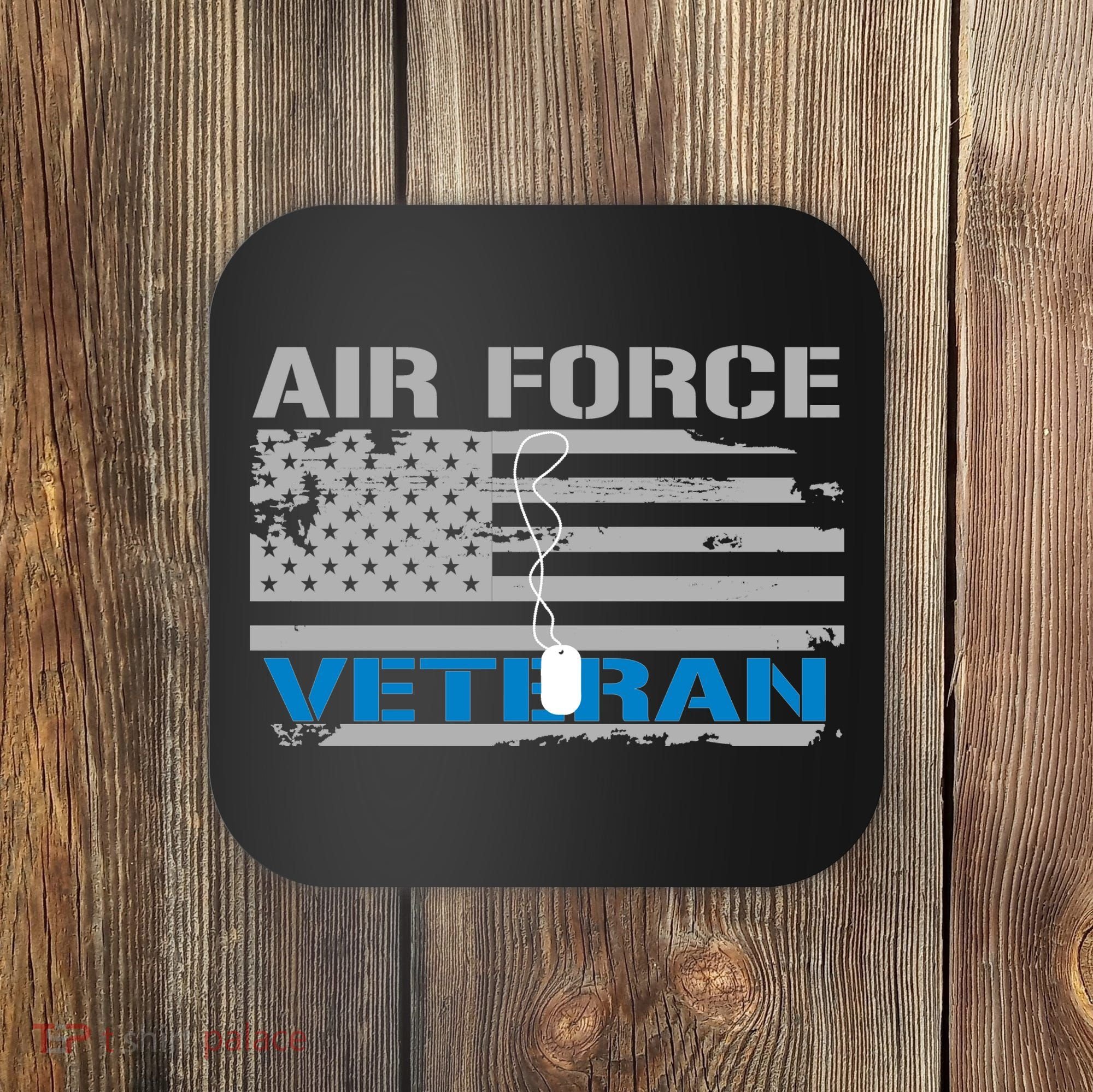 Air Force Veteran Flag Coaster