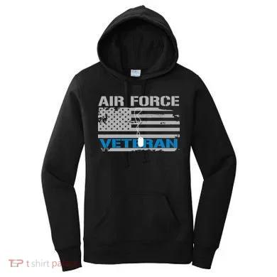Air Force Veteran Flag Women's Hoodie
