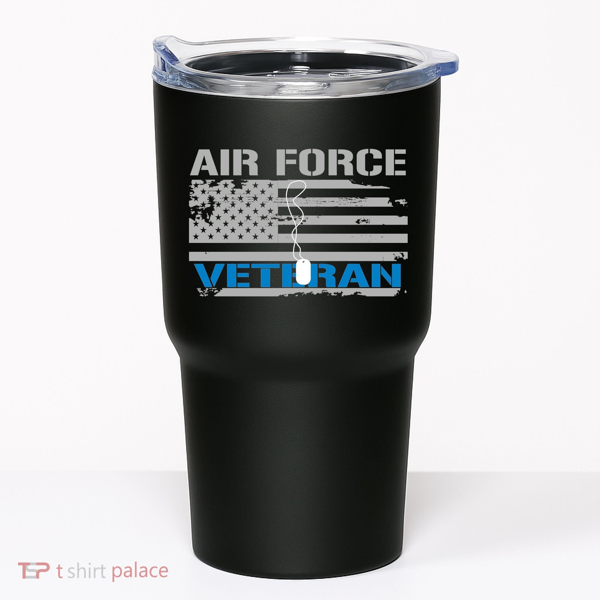 Air Force Veteran Flag Tumbler