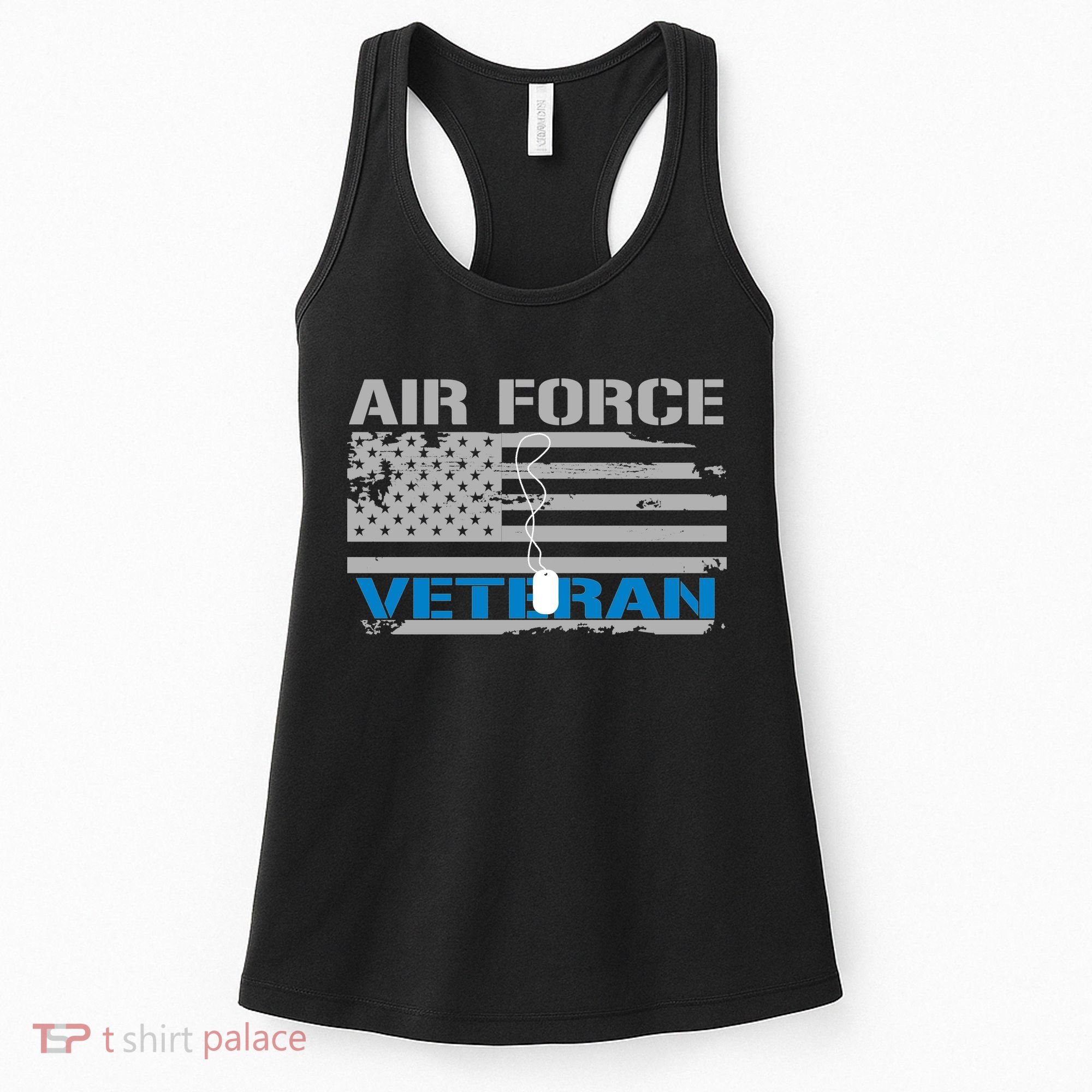 Air Force Veteran Flag Women's Tank Top