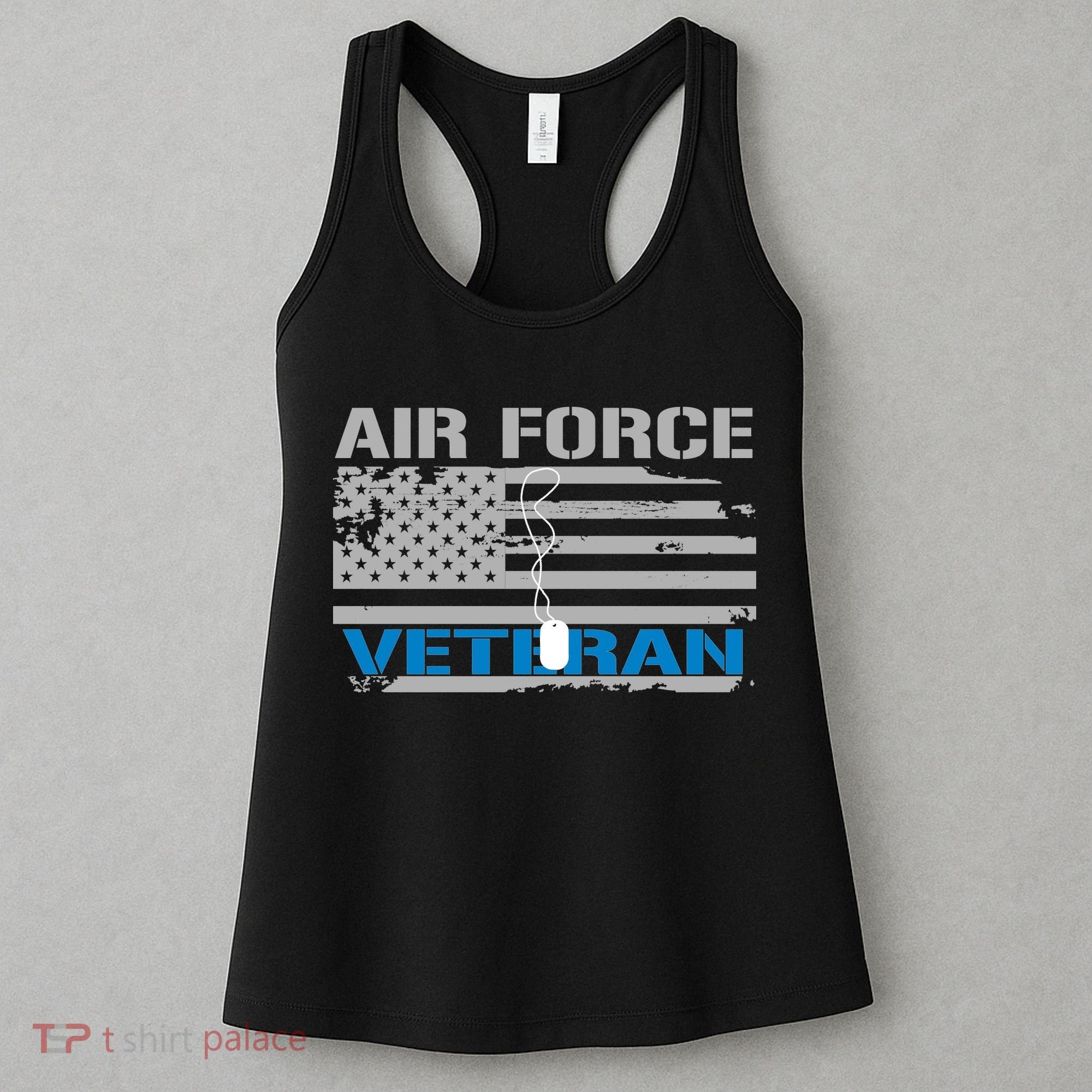 Air Force Veteran Flag Women's Tank Top