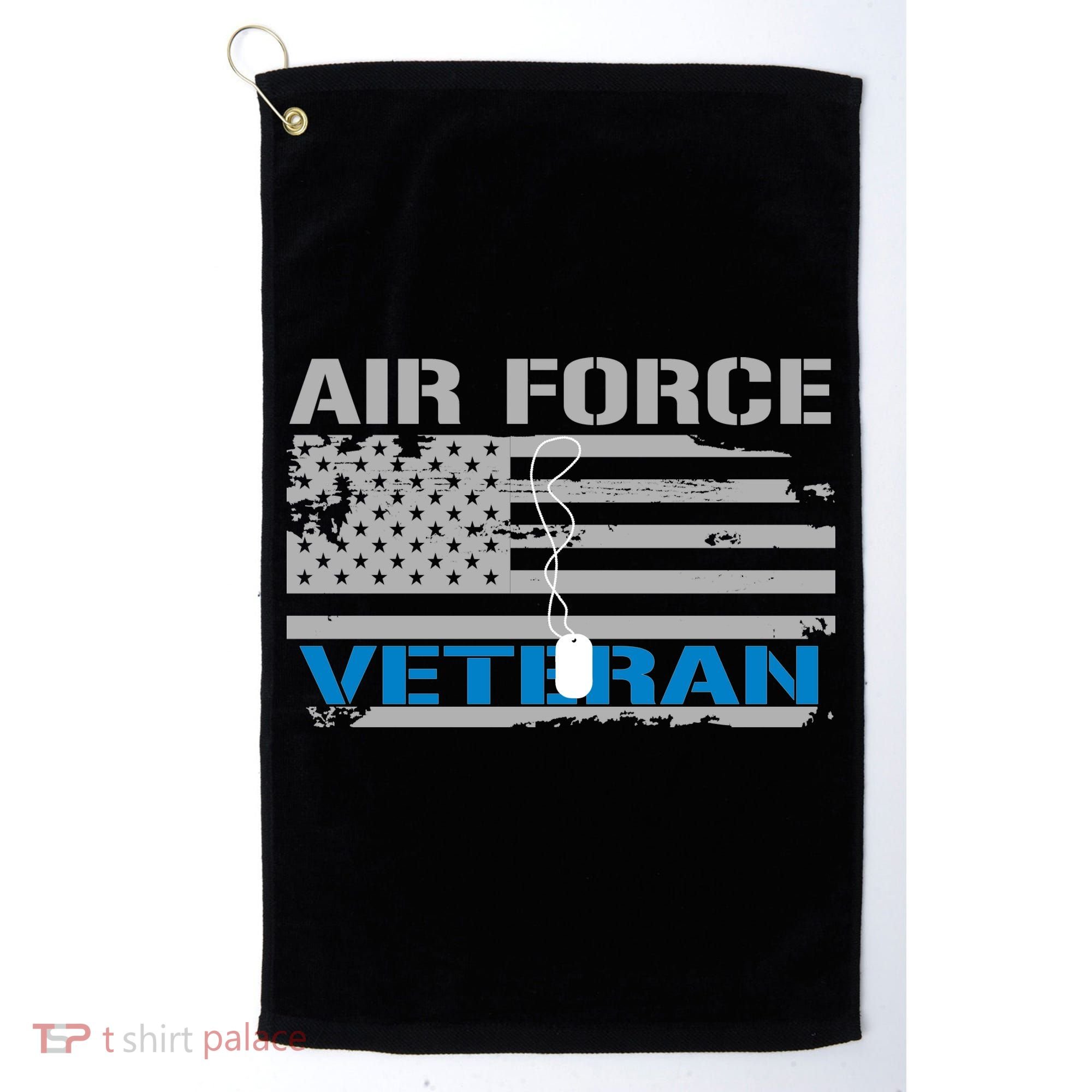 Air Force Veteran Flag Golf Towel