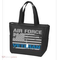 Air Force Veteran Flag Tote Bag thumb 3