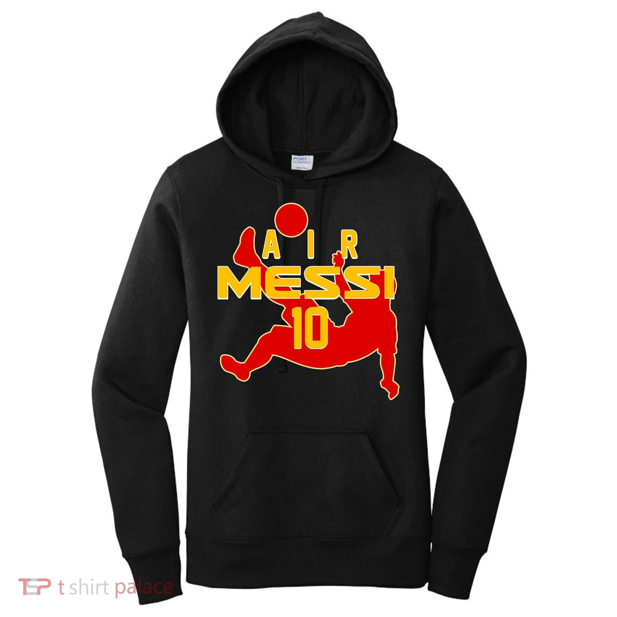 Air Messi No 10 Spain Soccer Futbol Women's Hoodie