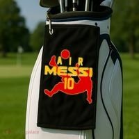 Air Messi No 10 Spain Soccer Futbol Golf Towel thumb 2