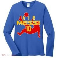 Air Messi No 10 Spain Soccer Futbol Women's Long Sleeve Shirt thumb 0