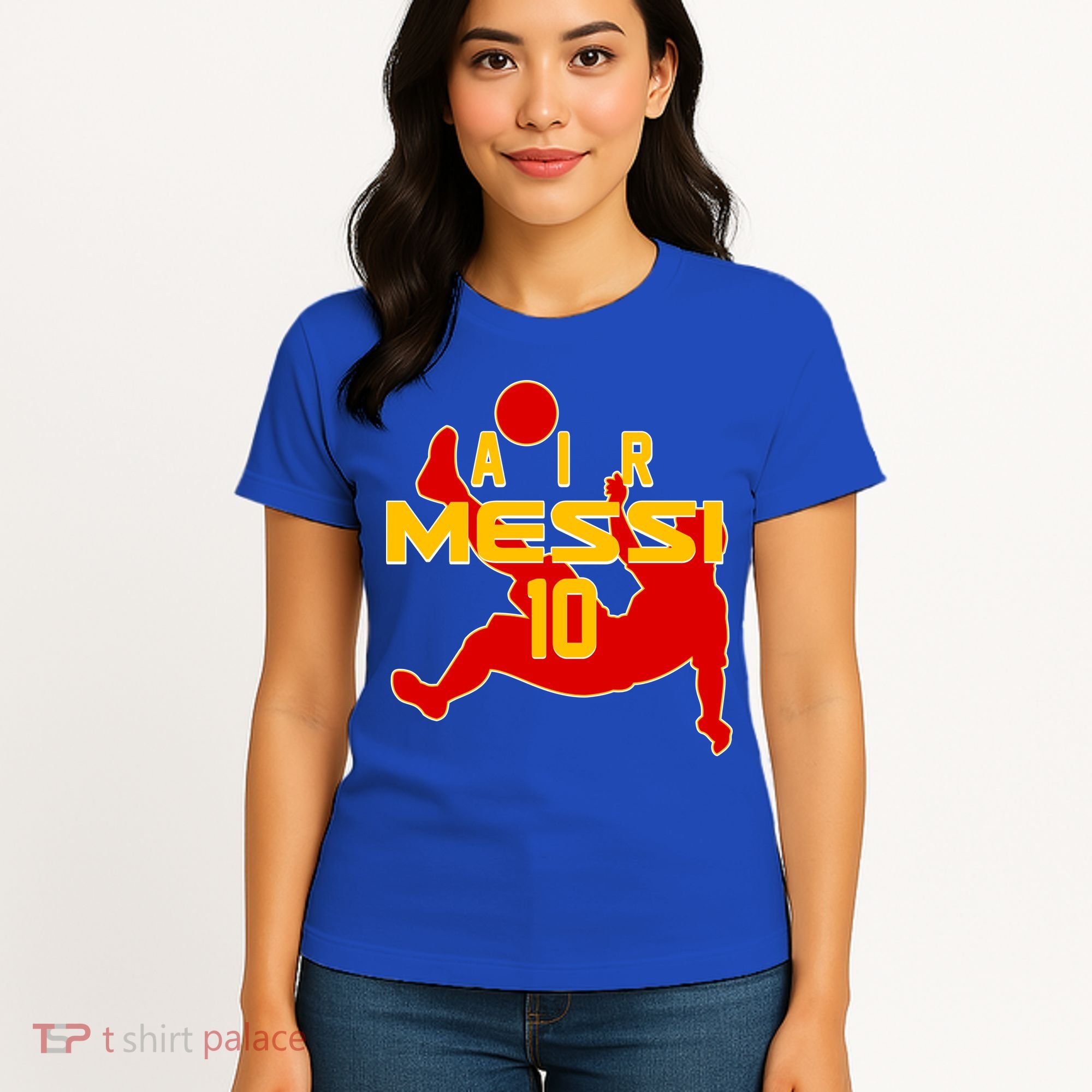 Air Messi No 10 Spain Soccer Futbol Women's T-Shirt