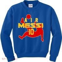 Air Messi No 10 Spain Soccer Futbol Kids Sweatshirt thumb 0