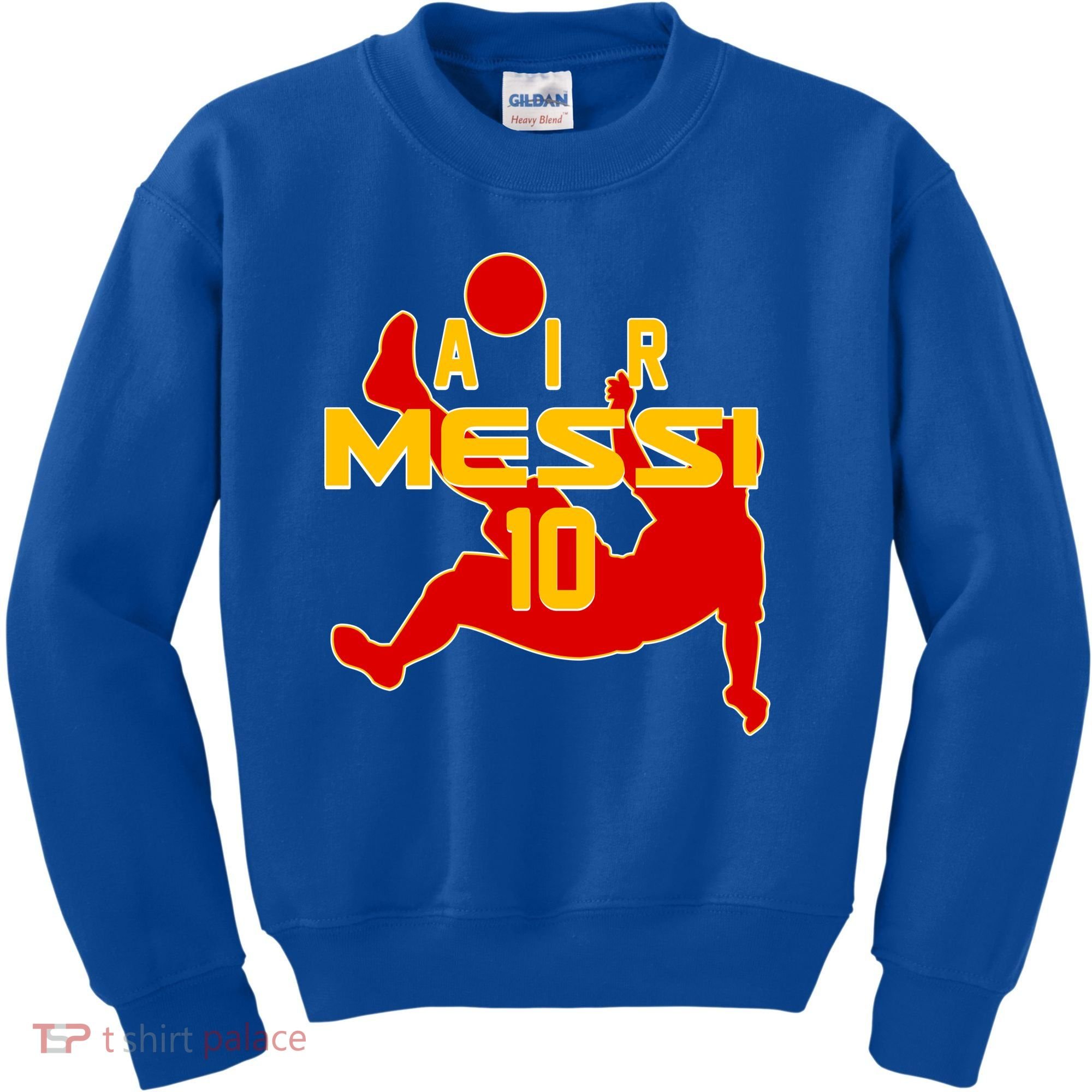 Air Messi No 10 Spain Soccer Futbol Kids Sweatshirt