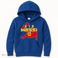 Air Messi No 10 Spain Soccer Futbol Kids Hoodie thumb 0