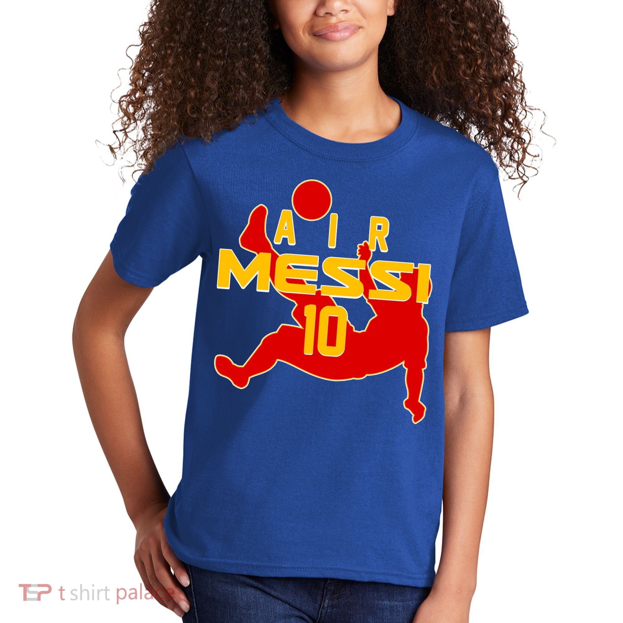 Air Messi No 10 Spain Soccer Futbol Kids T-Shirt