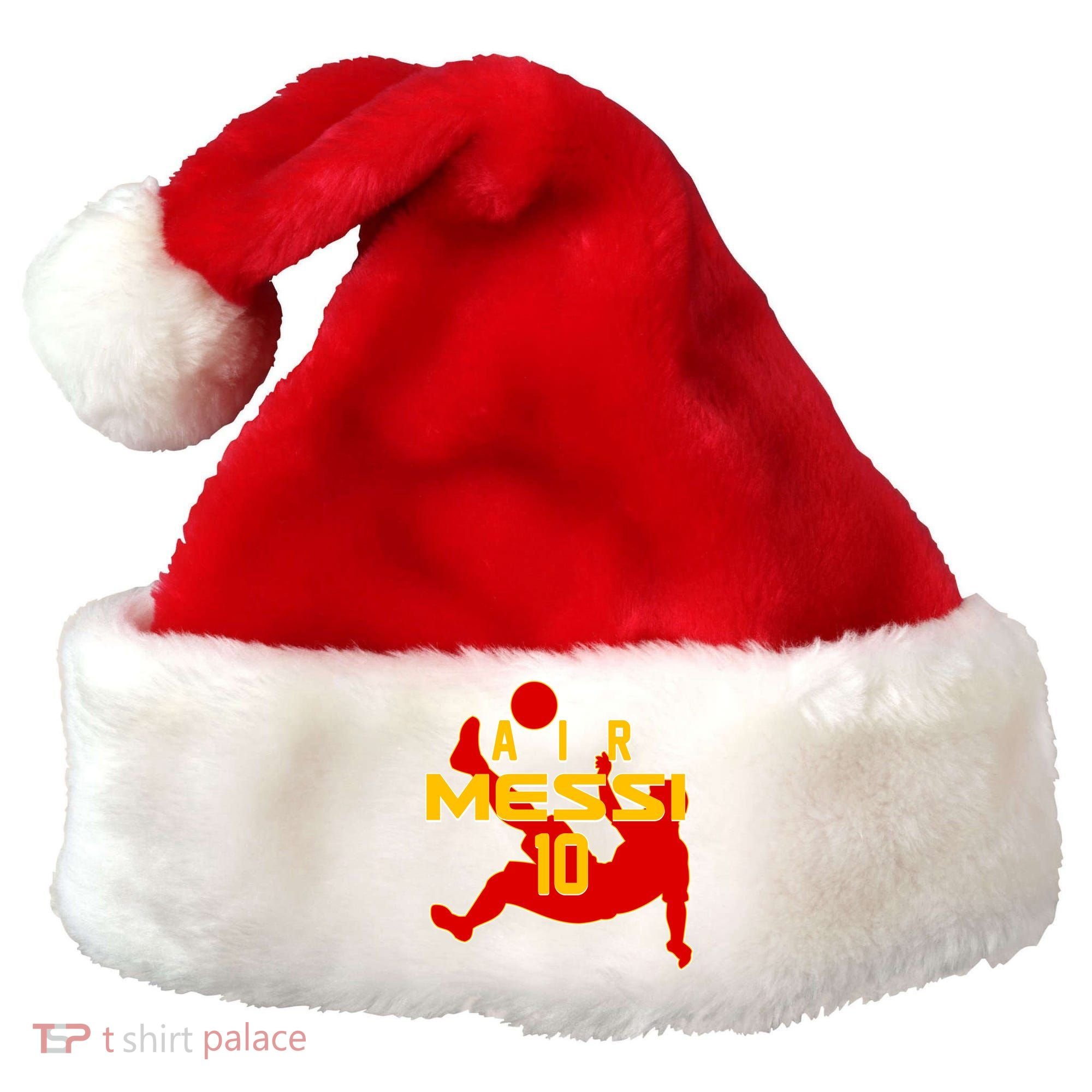 Air Messi No 10 Spain Soccer Futbol Santa Hat