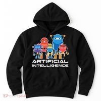 Artificial Intelligence Robots Computer Science AI Hoodie thumb 0