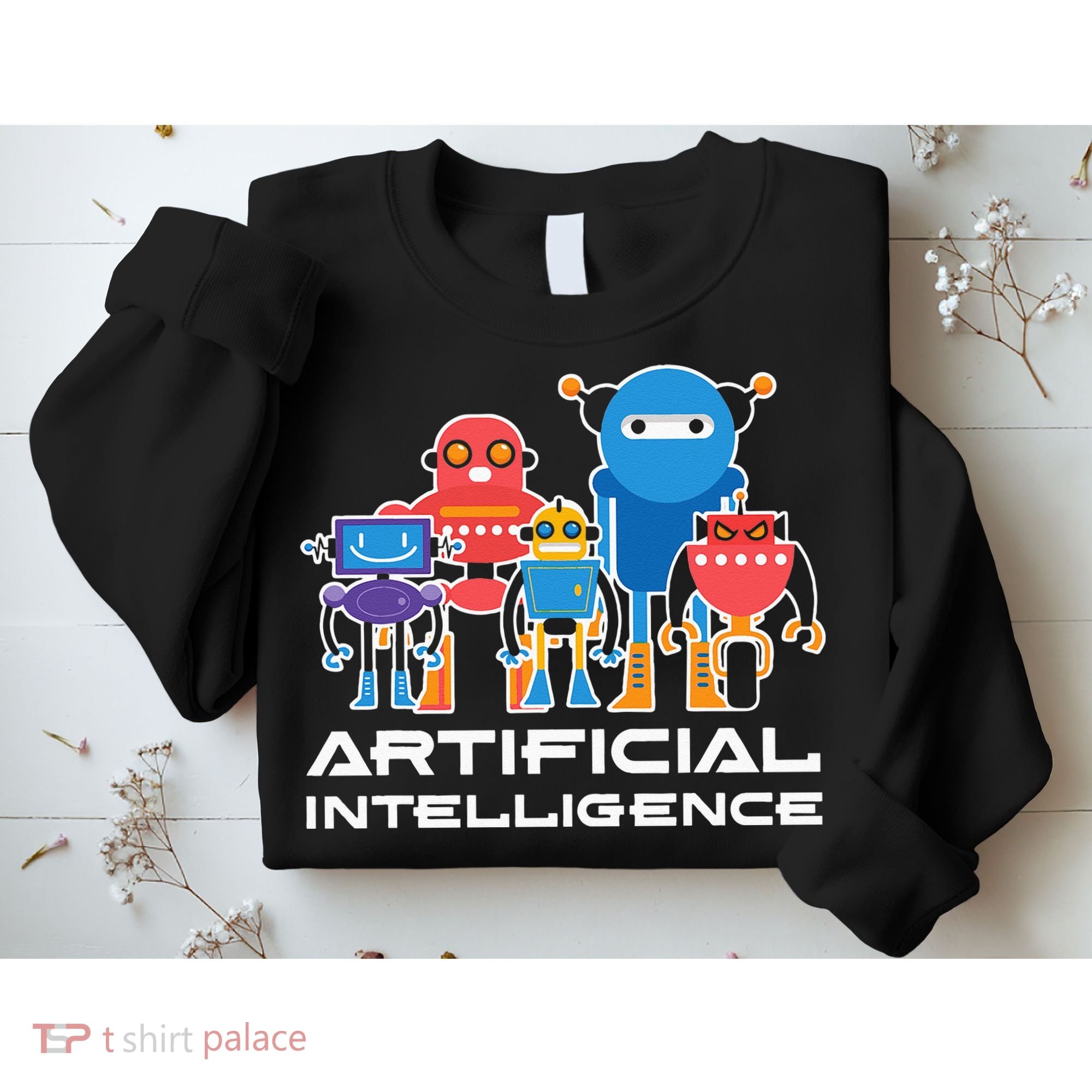 Artificial Intelligence Robots Computer Science AI Sweatshirt