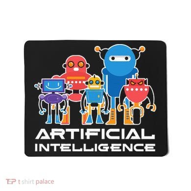 Artificial Intelligence Robots Computer Science AI Mousepad
