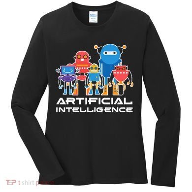Artificial Intelligence Robots Computer Science AI Women's Long Sleeve Shirt