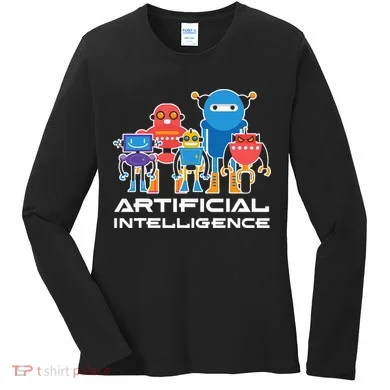 Artificial Intelligence Robots Computer Science AI Women's Long Sleeve Shirt