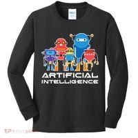 Artificial Intelligence Robots Computer Science AI Kids Long Sleeve Shirt thumb 0