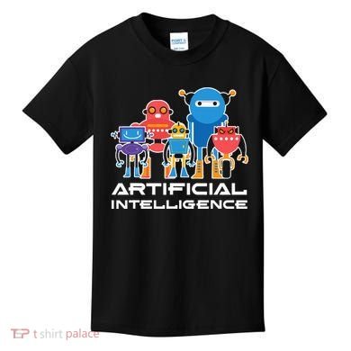 Artificial Intelligence Robots Computer Science AI Kids T-Shirt