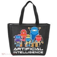 Artificial Intelligence Robots Computer Science AI Tote Bag thumb 0