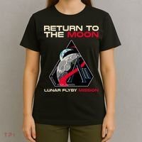 Artemis II Return To The Moon Lunar Flyby Mission 2026 T-Shirt thumb 4