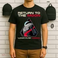 Artemis II Return To The Moon Lunar Flyby Mission 2026 T-Shirt thumb 6