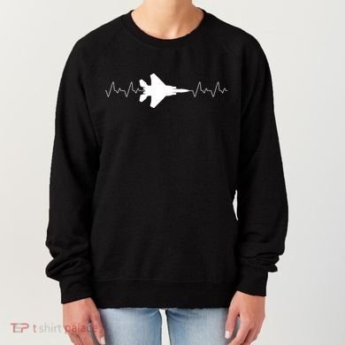 Airplane Pilot Air force Heartbeat Women's Sweatshirt