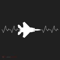 Airplane Pilot Air force Heartbeat Golf Towel thumb 3