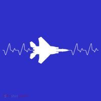 Airplane Pilot Air force Heartbeat Apron thumb 3