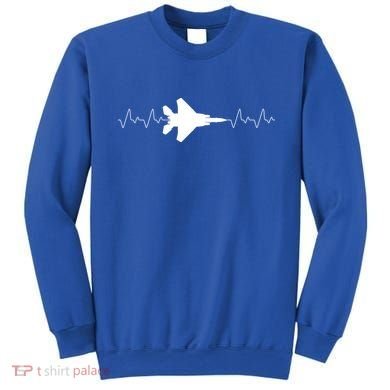 Airplane Pilot Air force Heartbeat Sweatshirt