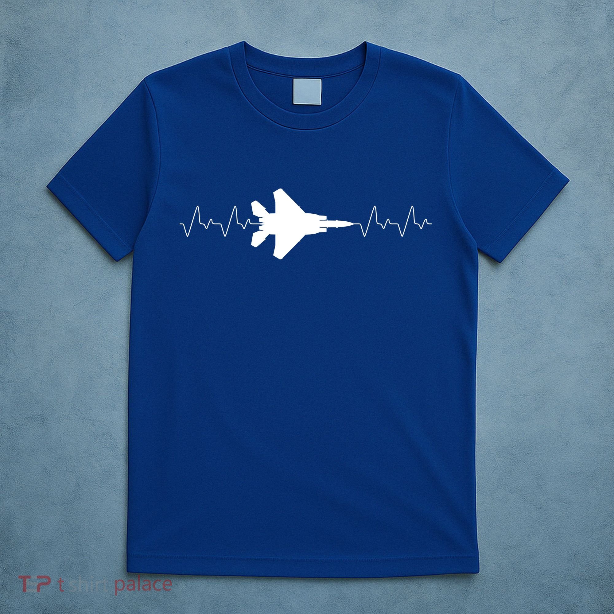 Airplane Pilot Air force Heartbeat T-Shirt