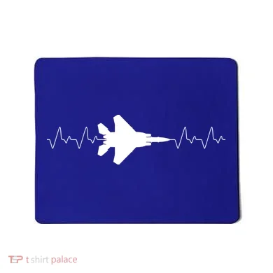 Airplane Pilot Air force Heartbeat Mousepad