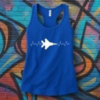 Airplane Pilot Air force Heartbeat Women's Tank Top thumb 3