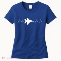 Airplane Pilot Air force Heartbeat Women's T-Shirt thumb 0