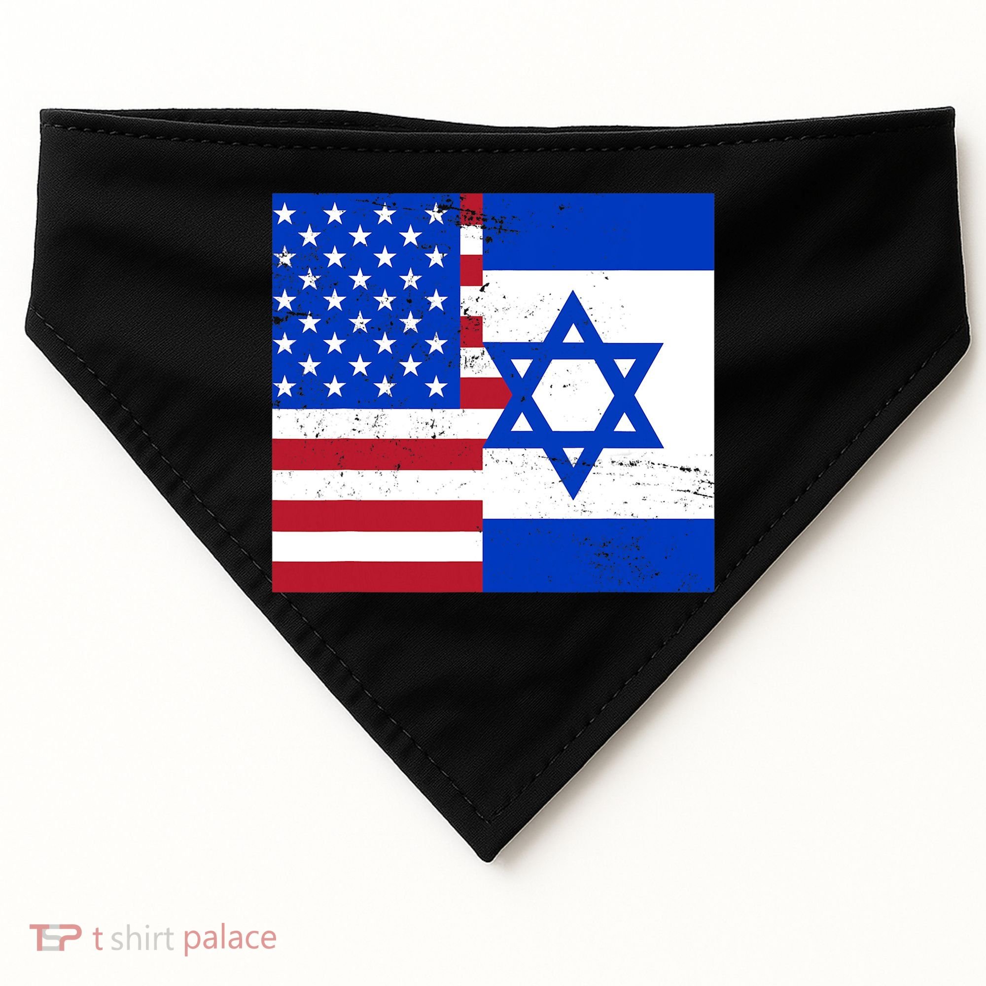 American Israeli Support Israel USA-Made Doggie Bandana